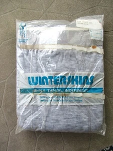 Sears Winterskins Bi-ply Thermal Ankle Length Underwear Size Medium Made in USA - Picture 1 of 4