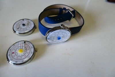 Reloj Pulsera KLOKERS 01 KLINK 01 Cuero Negro Doble Tour 420 MM Nuevo Foto 1 de 4