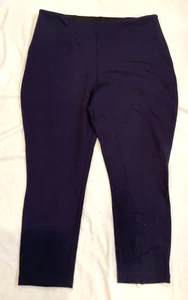 Lysse Navy Blue Knit Leggings Size 3X - Picture 1 of 3