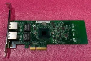 Intel E1G42ET Gigabit Dual Port PCIe Server Adapter NIC 82576 HP Bracket - Picture 1 of 3