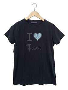 TRUSSARDI JEANS T-Shirt Damen Gr. DE 38 blau Casual-Look