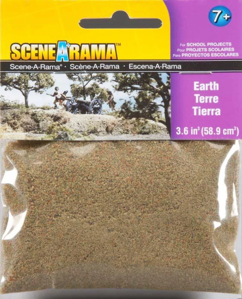 Woodland Scenics Earth 3.6 Cubic Inches- SP4181
