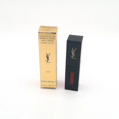 Crema Vinilo YSL Rouge Pur Couture #416 CHILE PSICODÉLICO 0,18/5,5 ml *NUEVO EN CAJA* Foto 1 de 3