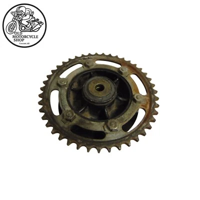 Yamaha FZ750 1987 87 buje de rueda trasera, piñón 43 T, llanta, tambor, espaciador Foto 1 de 4