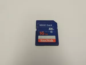 OEM Genuine SanDisk 16GB SDHC I Memory Card - Class 4 - Picture 1 of 2