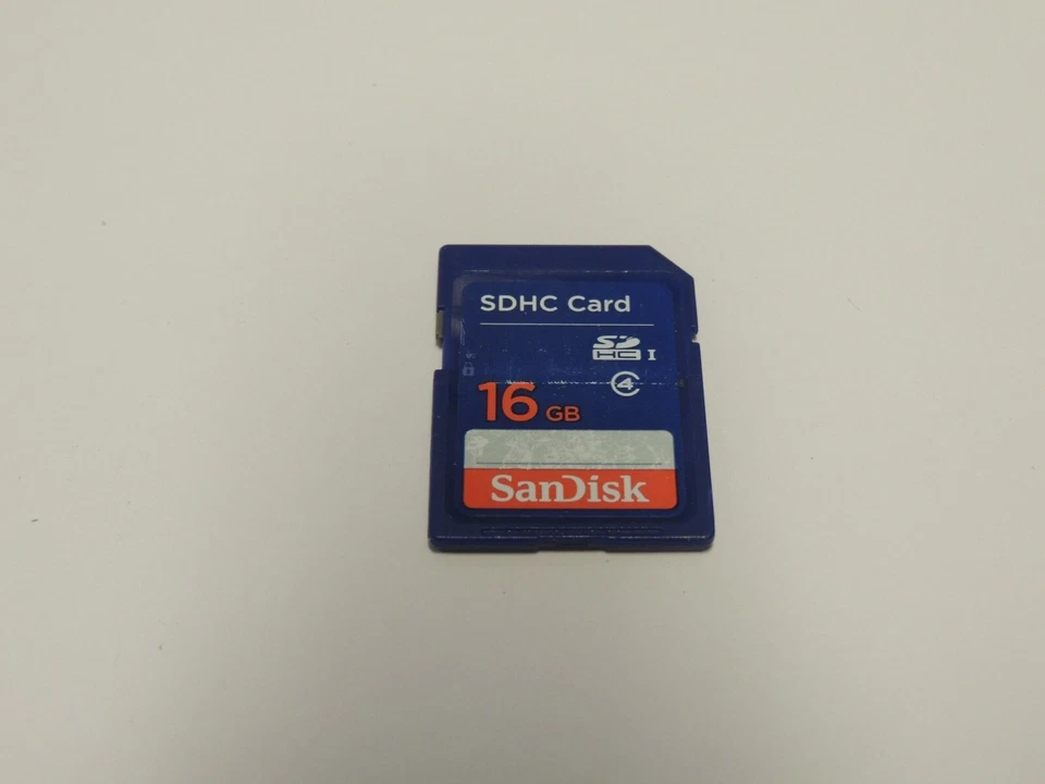 OEM Genuine SanDisk 16GB SDHC I Memory Card - Class 4 - Image 1 of 2