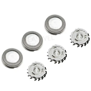 3X Shaver Heads foil blade cutters for Norelco 3 head 650TX 550TL - Picture 1 of 3