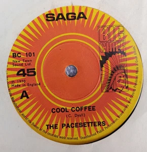 THE PACESETTERS COOL COFFEE / ISRAELITES 1970 UK Saga Vinyl 7" Single FUNK SOUL - Picture 1 of 2