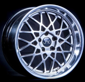 JNC Wheels Rim JNC016 Hyper Black Machined Lip 18x8.5 5x114.3 ET30 - Picture 1 of 4