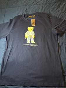 Polo Ralph Lauren Bear T-Shirt Navy Blau XXL Neu mit Etikett Neu - Bild 1 von 7