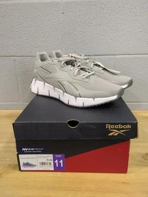 Zapatos para correr transpirables con cordones grises M9 Reebok Zig Dynamica 4 para hombre talla 11 Foto 1 de 4