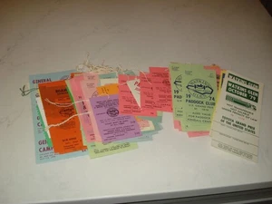 LOTE DE 90 - BOLETOS DE CARRERAS DE AUTOS WATKINS GLEN, 1972-80, PISTA DE CARRERAS DEL NORTE DEL ESTADO DE Nueva York - Imagen 1 de 11