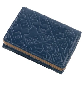 Cartera DIESEL Monograma Lorettina Mujer OS Azul Marino Marrón Imitación Cuero Estampado Detalle - Imagen 1 de 8