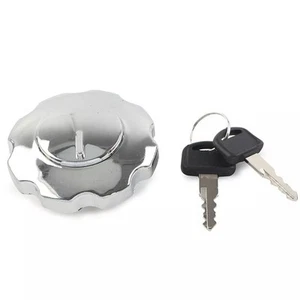Innovative Design Motorcycle Locking Fuel Cover in Aluminum With 2 Keys - Picture 1 of 12