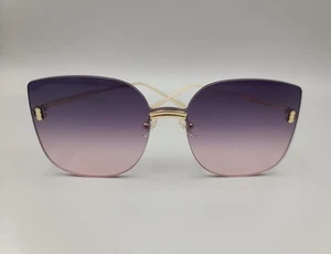 Randlose quadratische Damen-Sonnenbrille pink/schwarz ombre NEU LETZTES PAAR - Bild 1 von 3