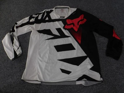 Camiseta deportiva Fox Racing para hombre XXL blanca negra roja 360 motocross MX equipo para moto de cross Foto 1 de 4