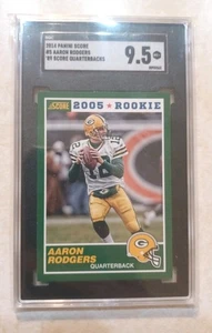 2014 Score Aaron Rodgers Iconic SP 2005 Rookie Variation #5 - Picture 1 of 3