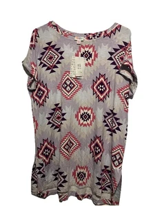 Lularoe Leah Aztec Purple Größe Small Neu mit Etikett - Bild 1 von 3