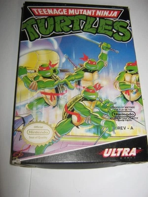 Teenage Mutant Ninja Turtles (Nintendo NES, 1989) Nes Classic Complete with Box - Image 1 of 4
