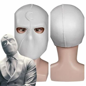 Moon Knight Marc Specto Mask Cosplay Latex Helmet Masquerad Halloween Party Prop - Picture 1 of 11