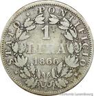 R9414 Vatican Papal States 1 Lira Pius Ix 1866 R Roma Silver -> Make Offer
