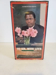 To Sir, With Love VHS 1967 Video Tape Poitier Roberts Geeson  - Picture 1 of 3