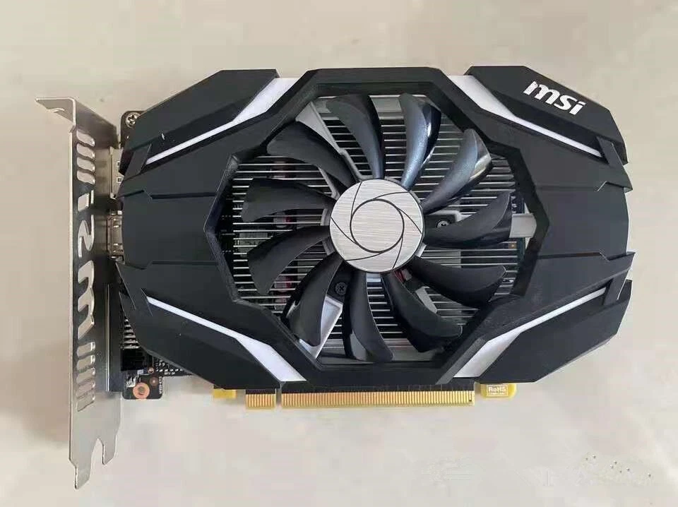 MSI NVIDIA GeForce GTX1050 GDDR5 2GB Graphics Card Video Card DVI DP HDMI  - Image 1 of 4