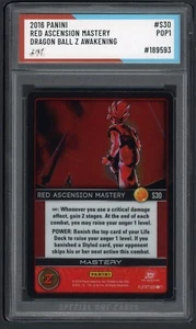 2016 PANINI RED ASCENSION MASTERY DRAGON BALL Z AWAKENING #S30 SOC POP1 AUTHENTI - Picture 1 of 2