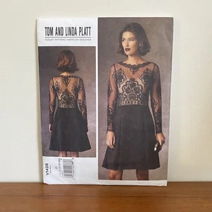 VOGUE Tom and Linda PLATT #1428 Dress SEWING Pattern SIZE 16,18,20,22,24 ~ UNCUT - Picture 1 of 10