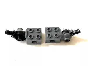 LEGO Technic Parts: Rotational Joint w/ Pin, #48171 + 47455, Dark Bl Gray, 2 Pcs - Picture 1 of 1