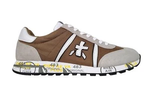 Premiata Herren Schuhe Sneaker Wildleder Stoff Leder LUCY_6149 Haselnuss Grau - Bild 1 von 6