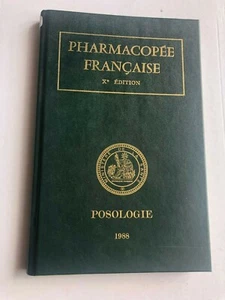 (n°12) ANCIEN livre, Pharmacopée Française X e Edition Posologie 1988 - Picture 1 of 3