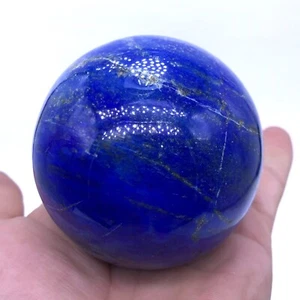 600 gramos de lapislázuli, esfera de lapislázuli, bola de lapislázuli, esfera de decoración de lapislázuli - Imagen 1 de 8