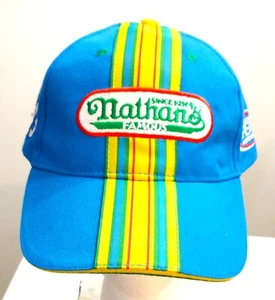 NWOT/VTG Richard Petty #43 Nathan's Famous Hot Dog Eating Contest Snapback Cap - Picture 1 of 9