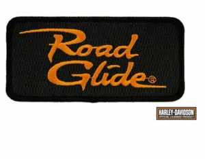 Harley Davidson® Road Glide Chaleco Chaqueta Parche Pequeño Nuevo en Paquete 4 Pulgadas de Ancho - Imagen 1 de 4