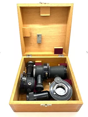 Leitz Wetzlar MIKAS Mikroskop Adapter + 2 X Mikro Ibsor Verschluss • 156.08€