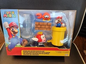 Nintendo Super Mario Sparkling Waters Diorama-Set - Neu im Karton, von Jakks - Bild 1 von 2