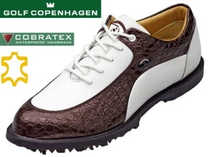 Golf Copenhagen Mia White/Brown Golf Shoes UK 4 RRP £99.99 - Picture 1 of 1