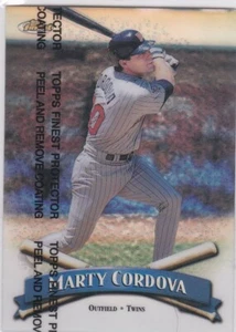 1998 Topps Finest Refractor #218 Marty Cordova Twins Free Shipping! - Picture 1 of 2