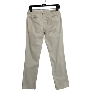 Levis Slim Straight Fit Khaki Chino Pants Girls Size 16 Adj Waist Tan Beige - Picture 1 of 7