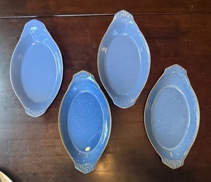 Oval Au Gratin 10" Cordon Bleu Geschirr mit ausgestellten Griffen 4er Set Lapis Blau - Bild 1 von 6