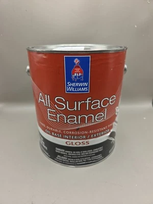 1 galón Sherwin Williams esmalte para todas las superficies interior/exterior brillo color 6303 Foto 1 de 4