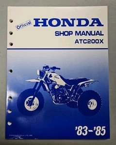 Honda ATC200X Service Manual 1983-1985 ATC 200 OEM Genuine NOS New - Picture 1 of 8
