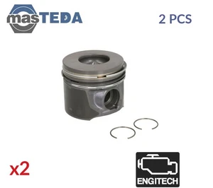 ENT051116 STD ENGINE PISTON & RINGS ENGITECH 2PCS FOR FORD FOCUS I - Picture 1 of 5