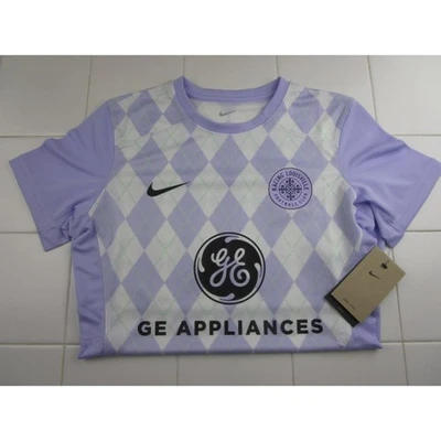 Camiseta de fútbol para mujer Nike Racing Louisville FC 2025 Stadium Home pequeña  Foto 1 de 3