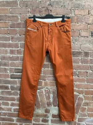 Pantalones Diesel para hombre, talla 31, naranja quemado, Tepphar-A Slim zanahoria Foto 1 de 4