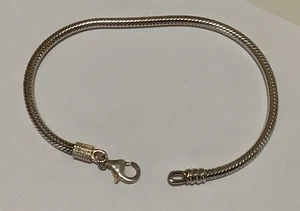 Chamilia SS Snake Chain Bracelet 7.5 In. With Lobster Claw Closure (59) - Picture 1 of 2