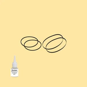 Riemen Öl = Kit 5 für Kenwood A-B 3 L Tape Deck Compact System - Picture 1 of 4