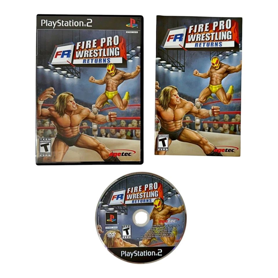 Fire Pro Wrestling Returns CIB PS2 Playstation ПРОТЕСТИРОВАНА - Изображение 1 из 1