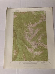 Mt Angeles Quadrangle Washington 1957 USGS Topographical Map Department Interior - Picture 1 of 8
